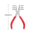 1Pcs 6-in-1 Iron Wire Looping Jewelry Pliers Bail-Making Pliers With Grip Handle For DIY Ring Making Loops And Jump Rings Tools