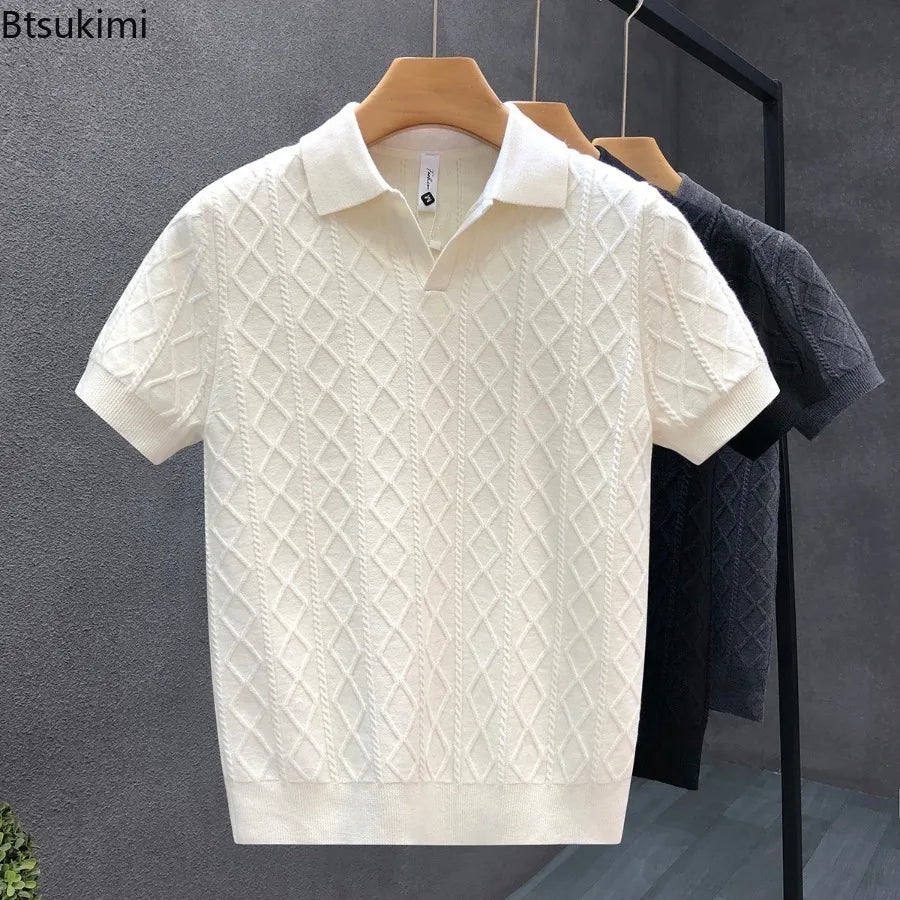 MIG & MIK STYLE™ Men's Executive Knit Polo Sweater