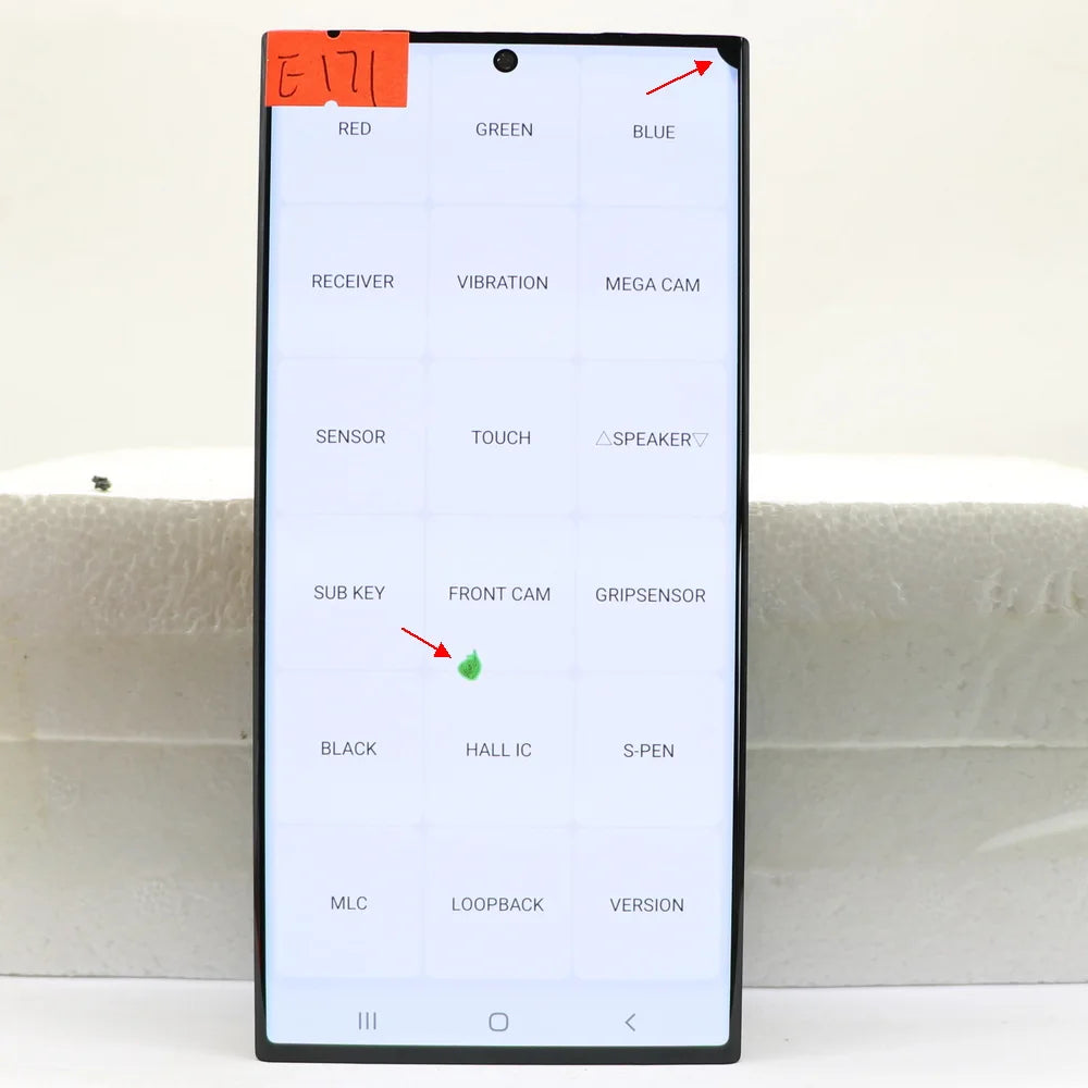 For Samsung Galaxy S23 Ultra 5G AMOLED LCD S918 S918B/DS S918U S918F Lcd Display Digital Touch Screen  Assembly With Defect Dot