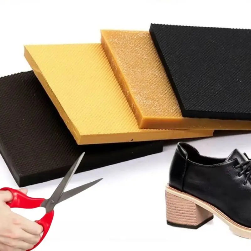 2pcs Repair Material Shoe Repair Wear-resistant DIY Soles Replacement High Heel Accessories Anti-slip Rubber Sole Protector