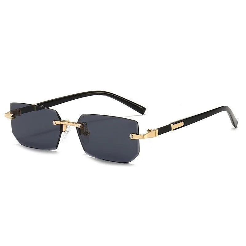 MIG & MIK STYLE™ Retro Rimless Rectangle Sunglasses