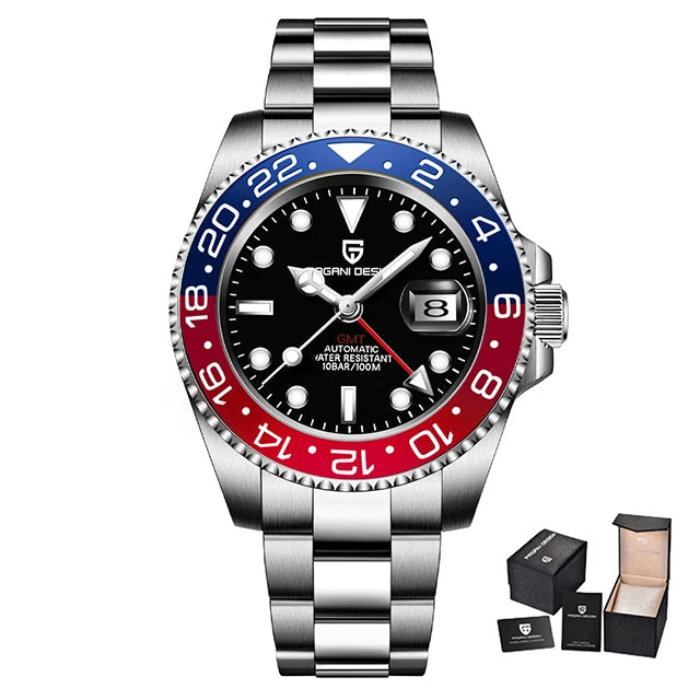 MIG & MIK STYLE™ GMT Automatic Luxury Watch