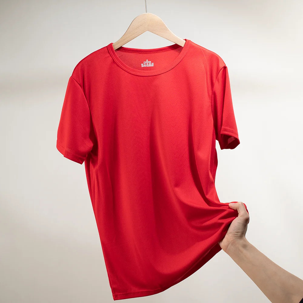 Multicolor Quick Dry Short Sleeve Sport T Shirt Gym Jerseys Fitness Shirts Trainer Running T-Shirt Men's Breathable Sportswear