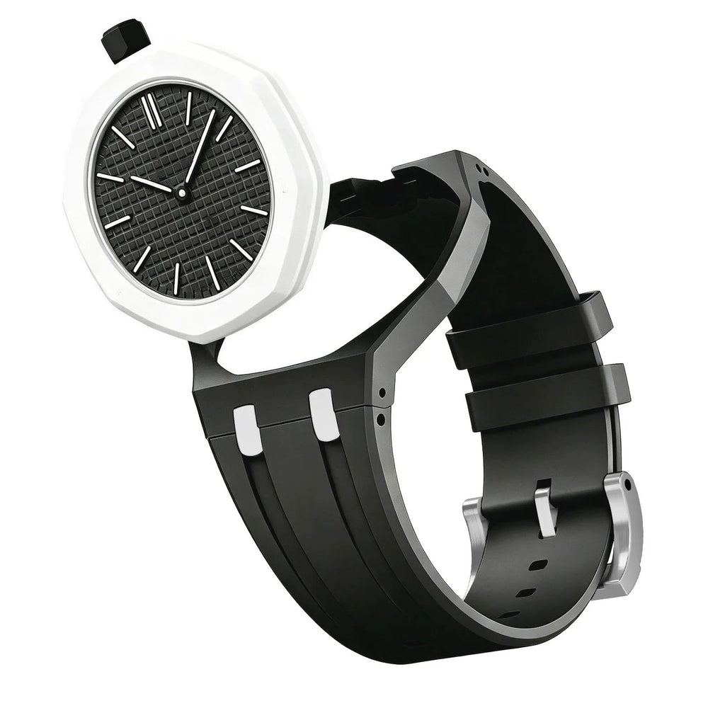 Ceramic Modification Kit For Swatch x AP Royal POP Biomaterials Watch Case Silicone Strap Pocket Changer To Wristwatch