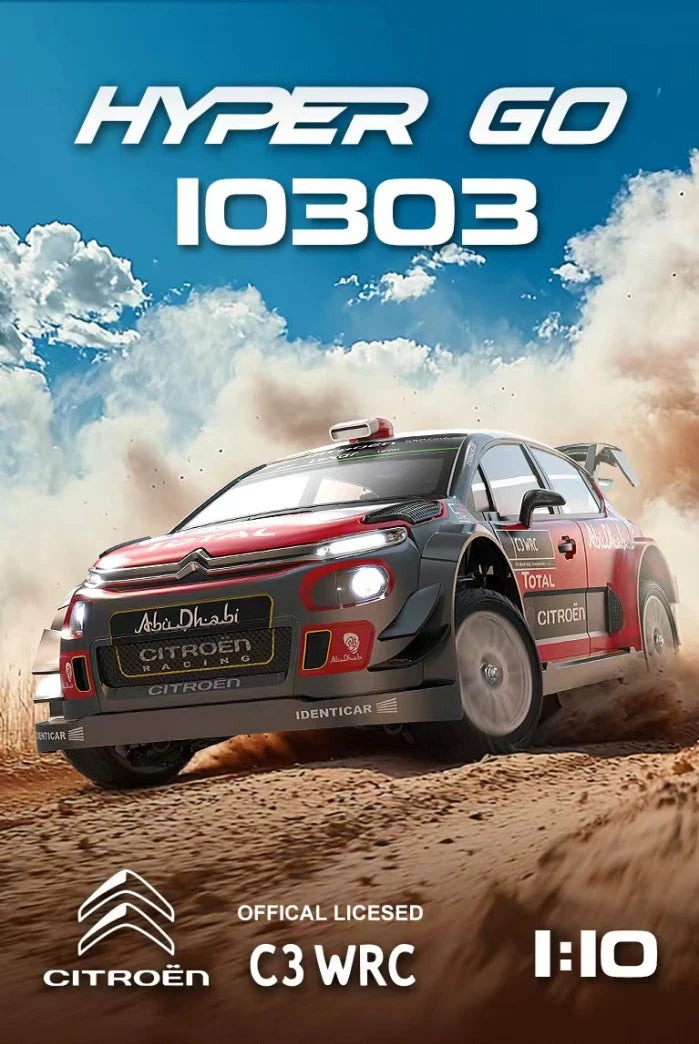 MJX Hyper Go 10303 10304 1:10 Scale Brushless RC Car 70KM/H High-Speed Off-road Racing Car 2.4G Remote Control Drifting Vehicle