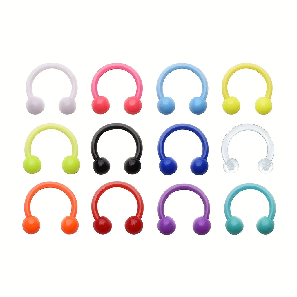 Flexible Bioflex Curved Barbell Piercing Set — MIG & MIK STYLE™