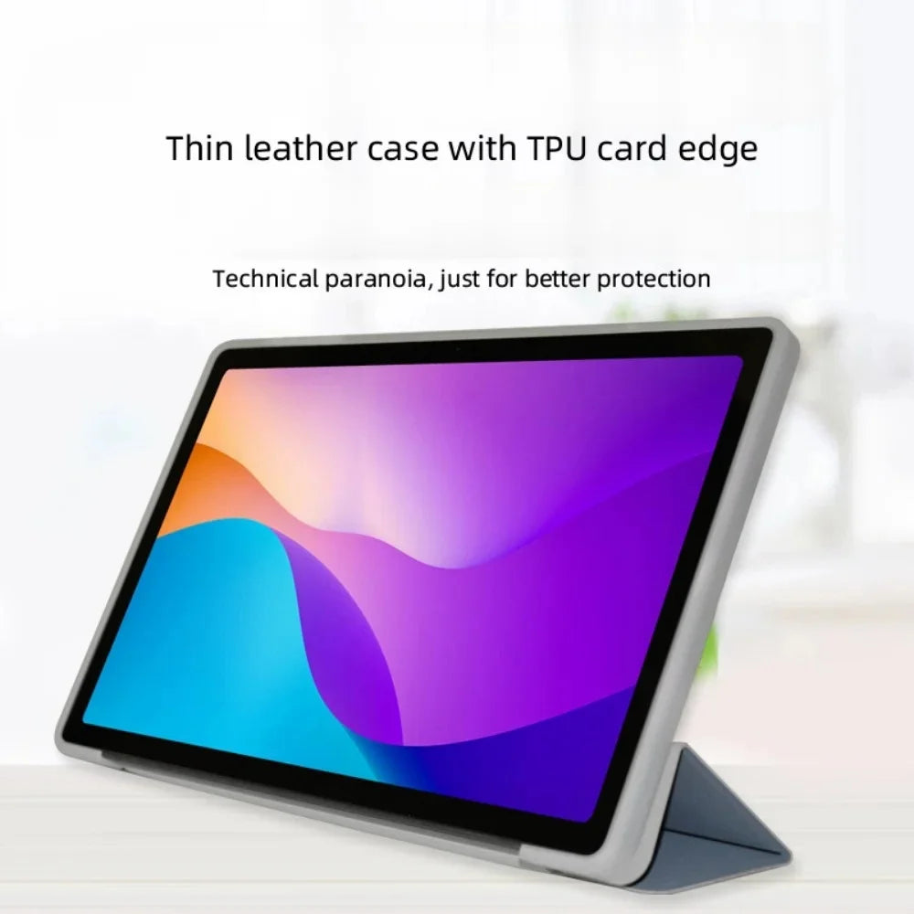 Smart Cover for Teclast P33 P30 P30T Tablet Case Folding Stand Pu Leather with Soft TPU Back Cover for P30T P33 2025 Flip Case