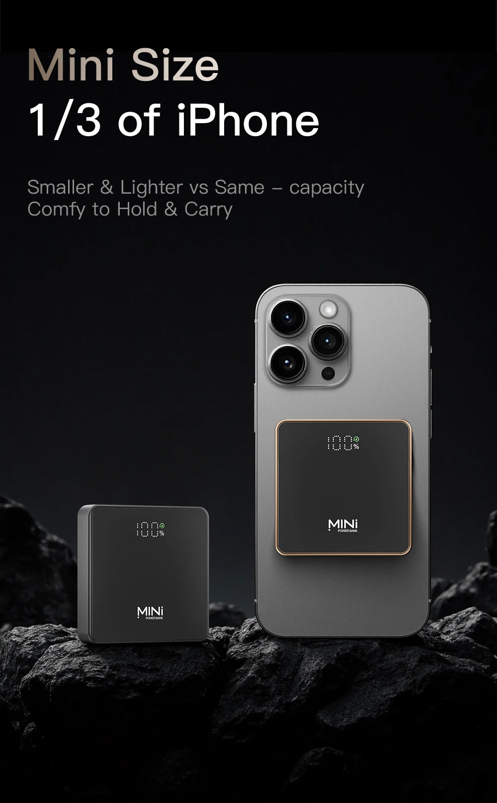 New Mini Portable 5000mAh Power Bank For Magsafe Charger Case Magnetic Wireless Charger Fast Powerbank For iPhone 17 16 iwatch
