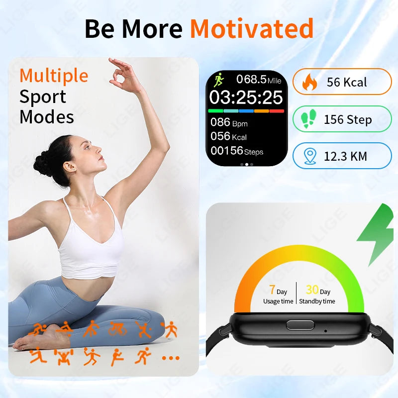 MIG & MIK STYLE™ Women's Luxe Bluetooth Smartwatch