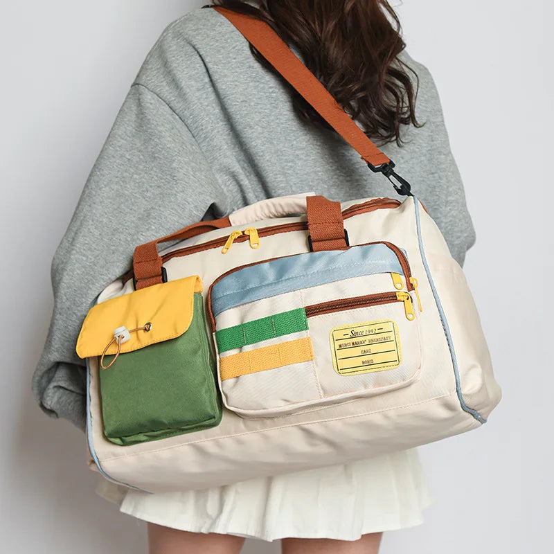 Travel Bag, Duffel Bag Cosmetics Bag, Professional Fitness Bag, Yoga Swimming Training Backpack, Satchel Shoulder Crossbody Tote