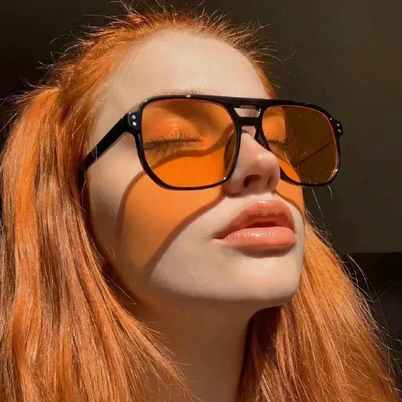 MIG & MIK STYLE™ Vintage Oversized Square Sunglasses