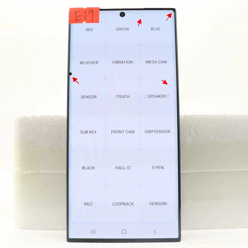 For Samsung Galaxy S23 Ultra 5G AMOLED LCD S918 S918B/DS S918U S918F Lcd Display Digital Touch Screen  Assembly With Defect Dot