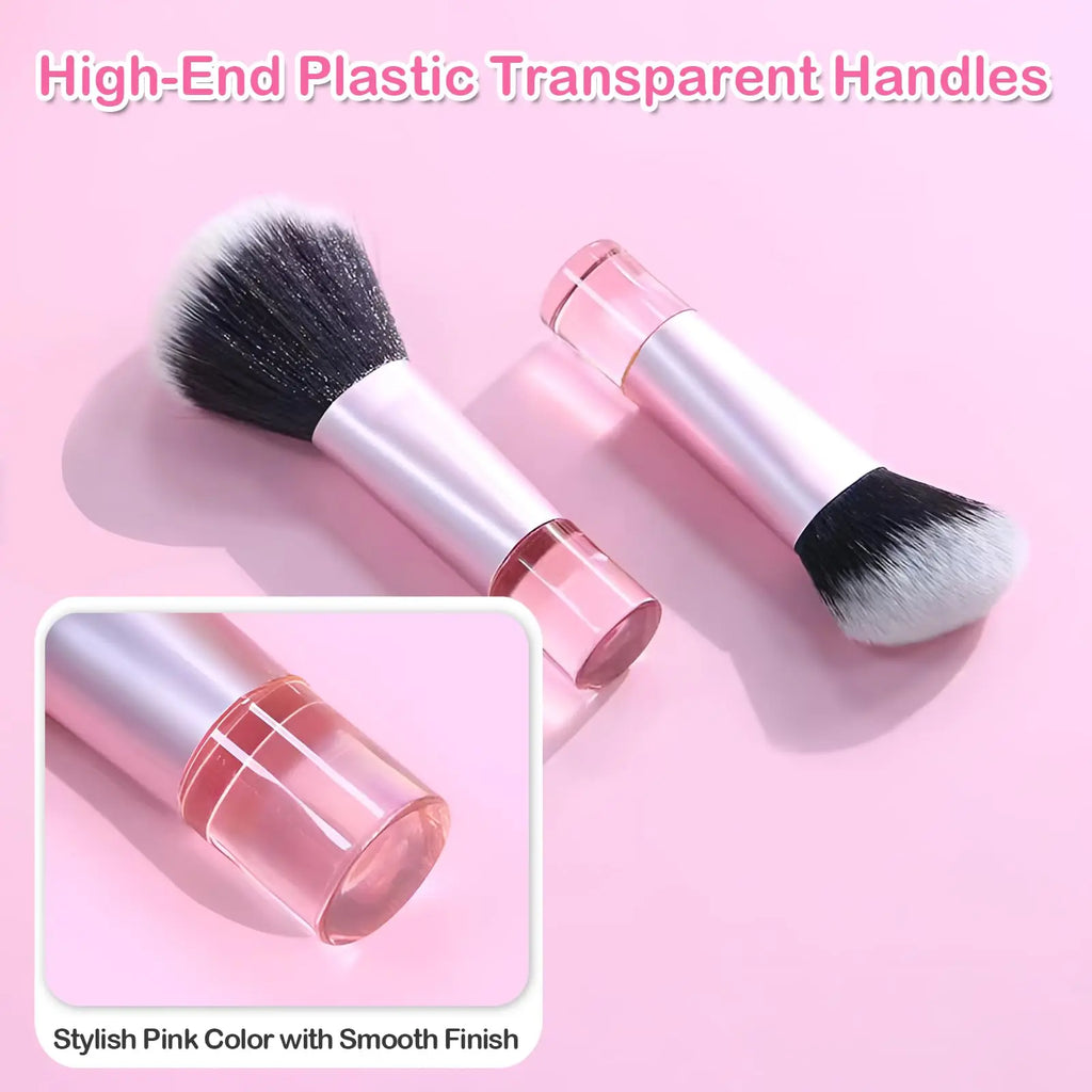 10 Pcs Travel Makeup Brush Set Mini Makeup Brushes Travel Size Small