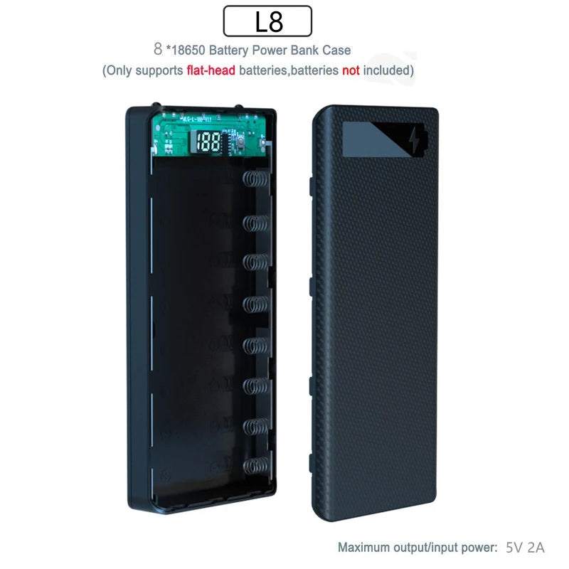 MIG & MIK STYLE™ DIY 18650 Power Bank Case