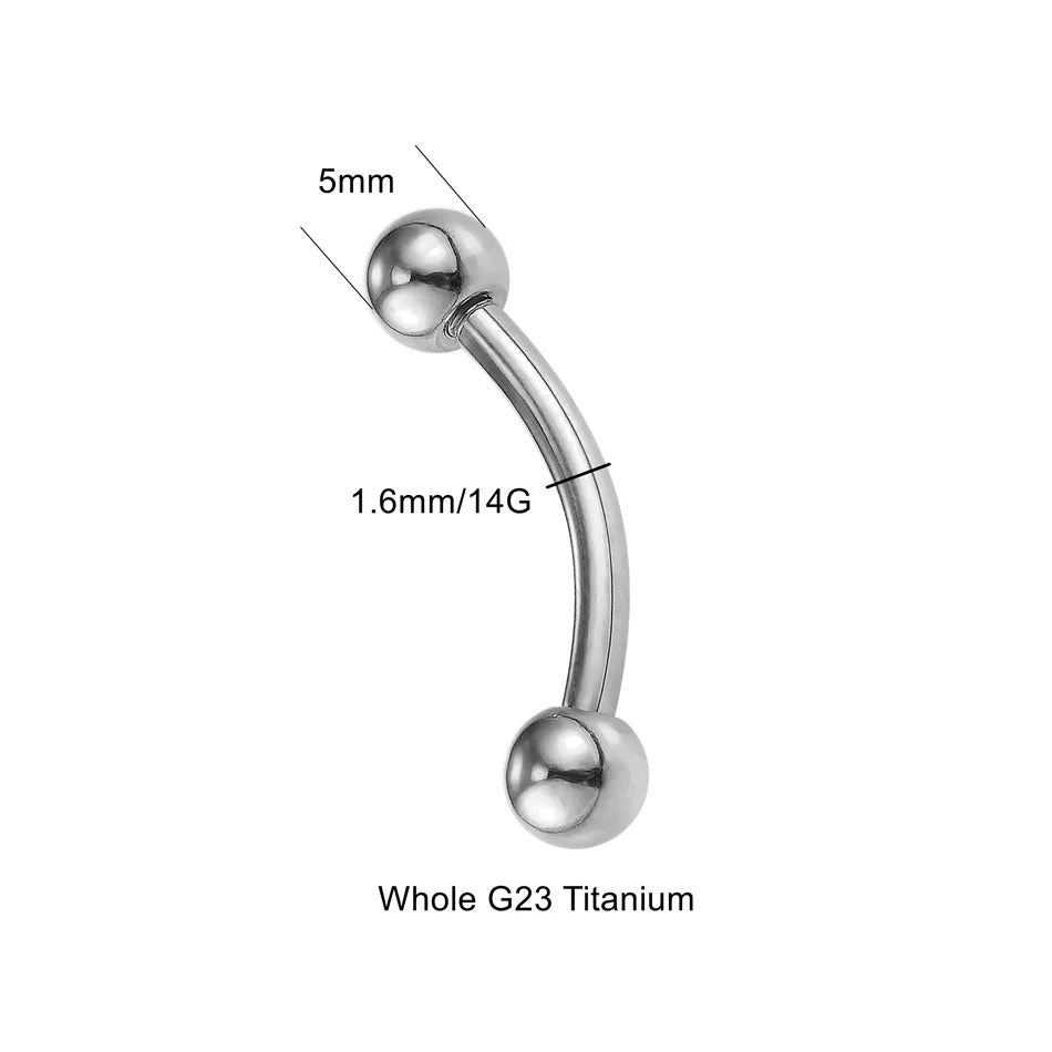 Gold Titanium Piercing Jewelry Set — MIG & MIK STYLE™