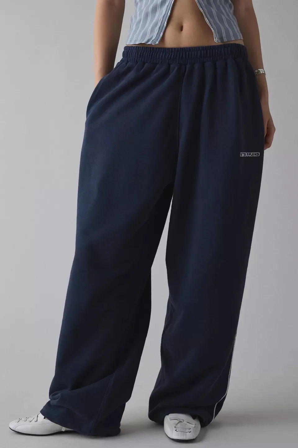 MIG & MIK STYLE™ Women's Retro Stripe Wide Leg Trousers