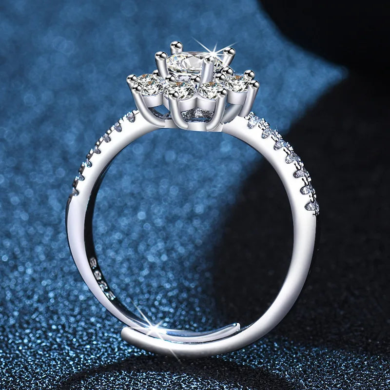 925 Sterling Sliver Rings Shining Classics Zircon for Women Wedding Engagement Jewelry Fashion Luxury Gift High Quality R36415