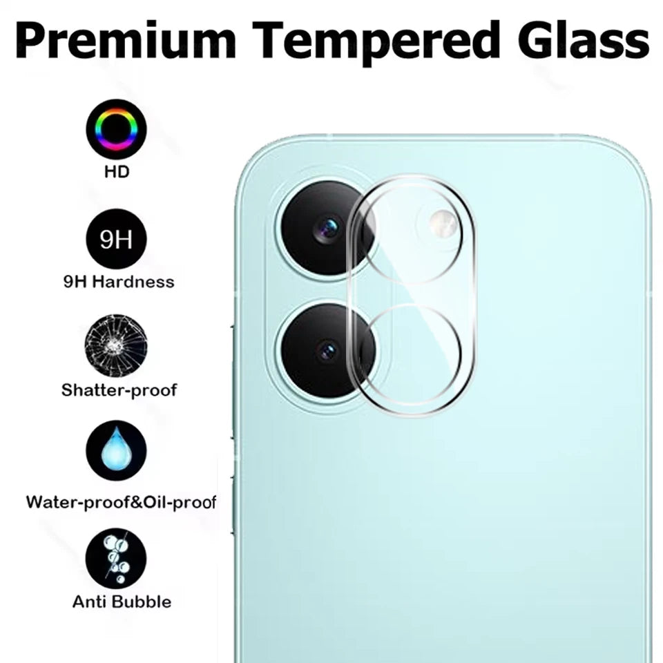 Camera Protector 3pcs Black 3D Glass for Xiaomi Poco X8 Pro Max/X7 Pro/X8 Pro X 8 ProMax Bubble-Free Anti-Scratch HD Lens Film