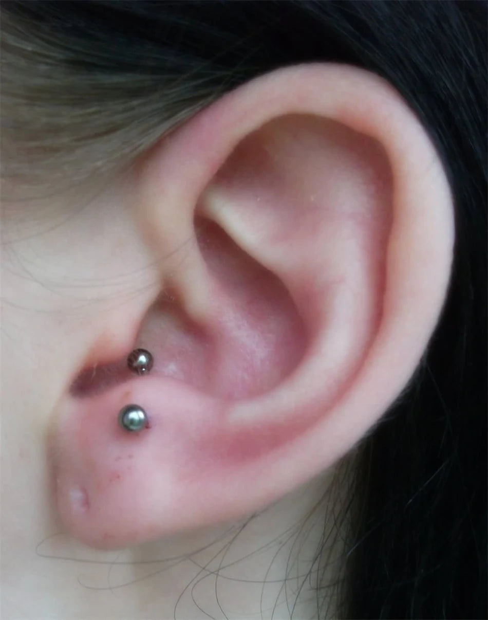 Gold Titanium Piercing Jewelry Set — MIG & MIK STYLE™