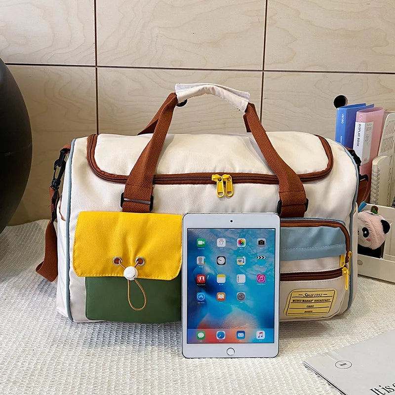 Travel Bag, Duffel Bag Cosmetics Bag, Professional Fitness Bag, Yoga Swimming Training Backpack, Satchel Shoulder Crossbody Tote
