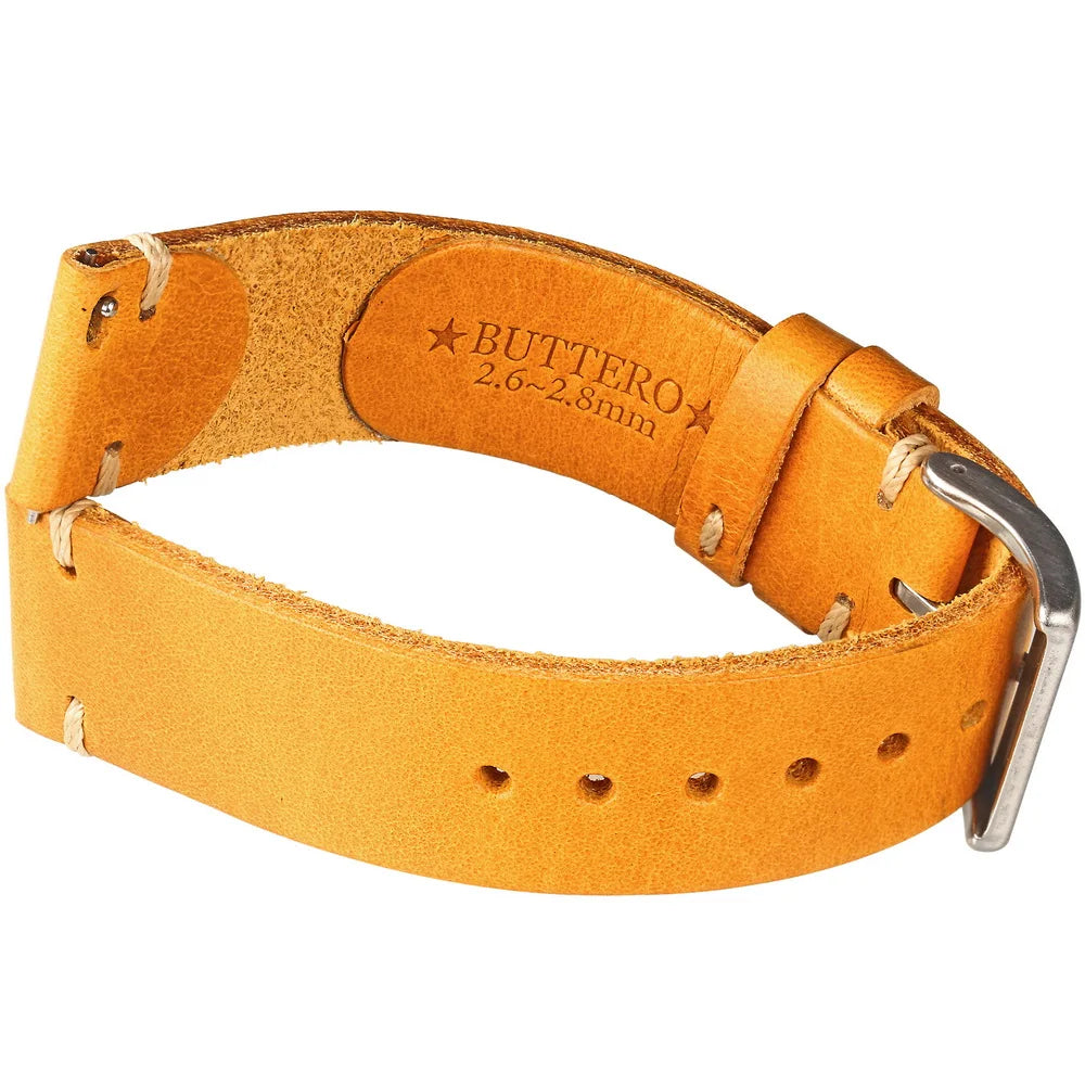 HEMSUT Leather Watch Bands Quick Release Italian Buttero Handmade Watch Strap Vintage Replacement Wrap Of 18mm 20mm 22mm