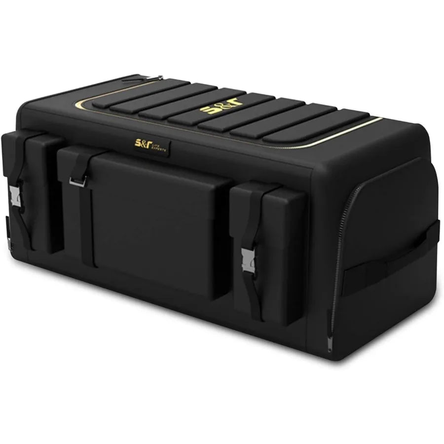 Car Trunk Organizer Car Boot Storage Organiser Multi Pocket Car Boot Tidy Storage 3 Times Size Folded Portable Waterproof 1680D