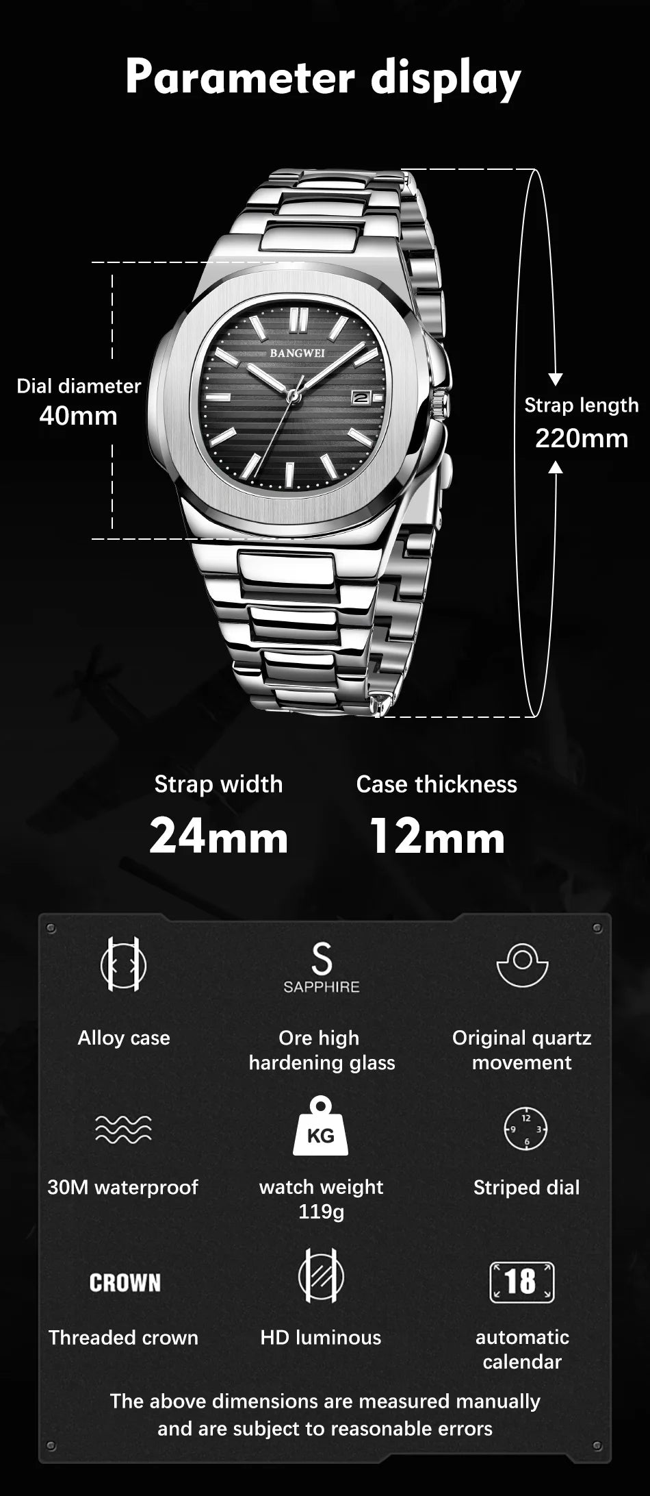 2026 New LIGE Luxury Watch Men Business Waterproof Male Clock Luminous Date Stainless Steel Square Quartz Men Watch Reloj Hombre