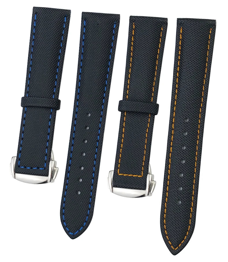 19mm 20mm  21mm 22mm Nylon Watchband For Omega Planet Ocean Seamaster 300 Speedmaster Fabric Leather SEIKO Canvas Watch Strap