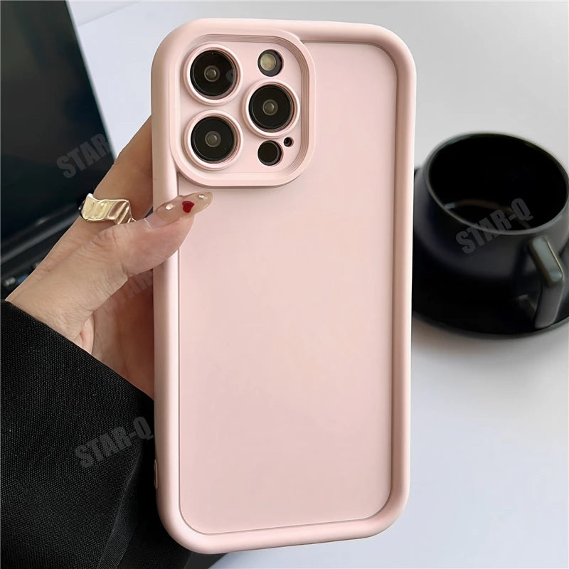 For Xiaomi Mi 13 Lite 5g Matte Soft Silicone Case On Mi13 13lite Airbag Bumper Shockproof Coffee Back Cover Xiaomi13lite 2024