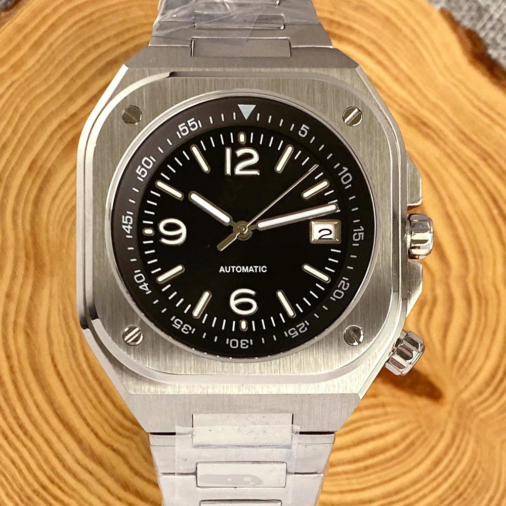 MIG & MIK STYLE™ Heritage Square Automatic Dive Watch