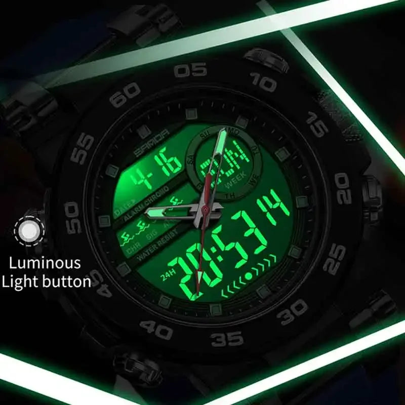 MIG & MIK STYLE™ Tactical Dual Display Sports Watch