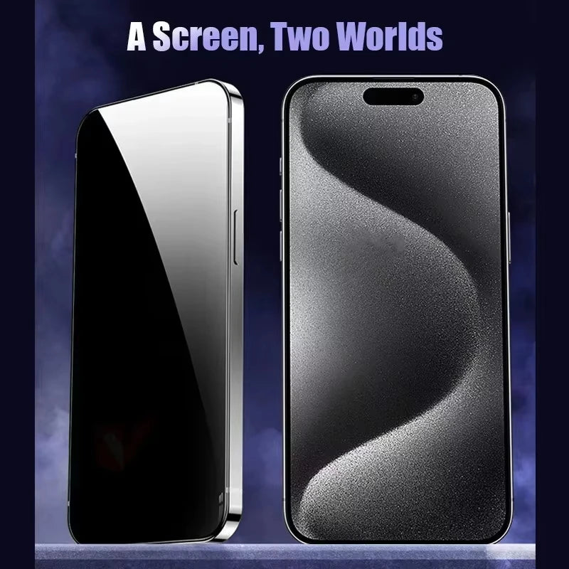 1-5PCS Matte Privacy Screen Protector For iPhone 17 18 Pro 16 15 14 11 12 13 Pro Max 7 8 Plus XS XR SE 16e Air Soft Ceramic Film