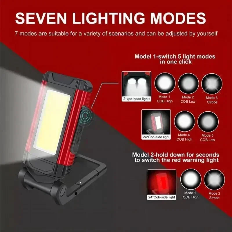 MIG & MIK STYLE™ Rechargeable Magnetic COB Work Light