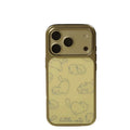 MIG & MIK STYLE™ Cute Yellow Cat Silver Edge Epoxy Phone Case (TPU Anti-Drop)