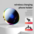 15W Magnetic Phone Holder Magnetic Wireless Car Charger Car Magnetic Mount RGB LED Lights Magsafe Charger Base Accessories Phone