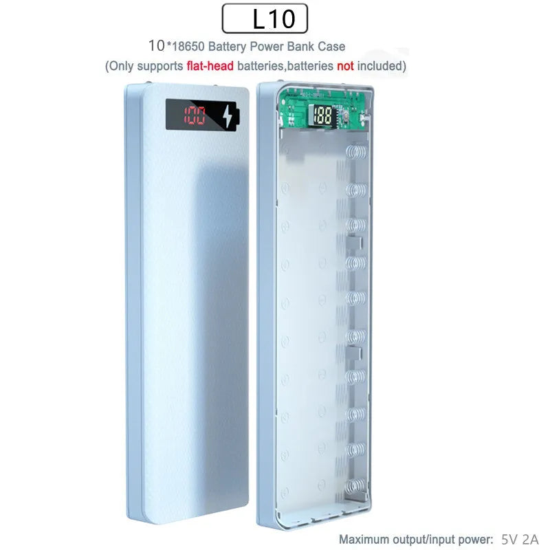 MIG & MIK STYLE™ DIY 18650 Power Bank Case