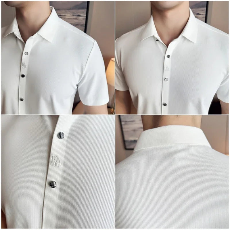 Elegant White Business Shirt