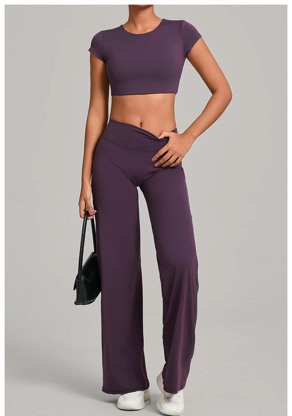 2PCS Yoga Set Women Tracksuit Workout Set Gym Clothes Push Up Fitness Short Sleeves Running Sportwear Sport Outfit Leggings Suit