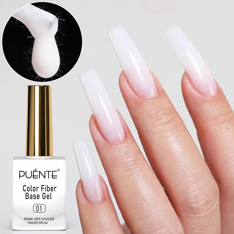MIG & MIK STYLE™ Fiber Base Gel Nail Strengthener (15ml)