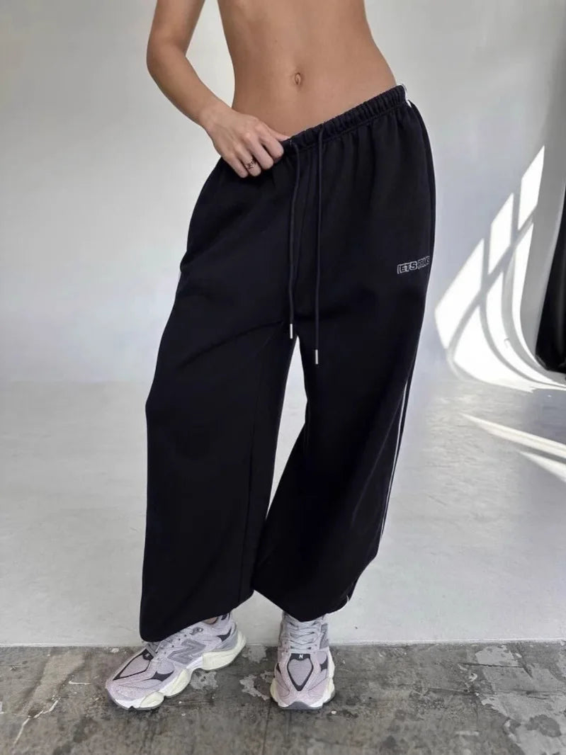 MIG & MIK STYLE™ Women's Retro Stripe Wide Leg Trousers
