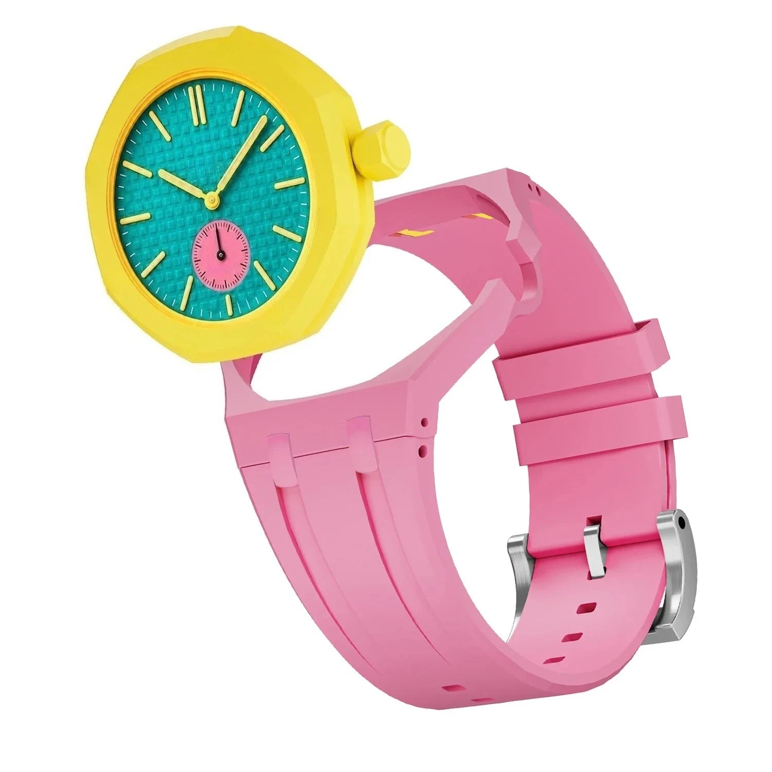 Ceramic Modification Kit For Swatch x AP Royal POP Biomaterials Watch Case Silicone Strap Pocket Changer To Wristwatch