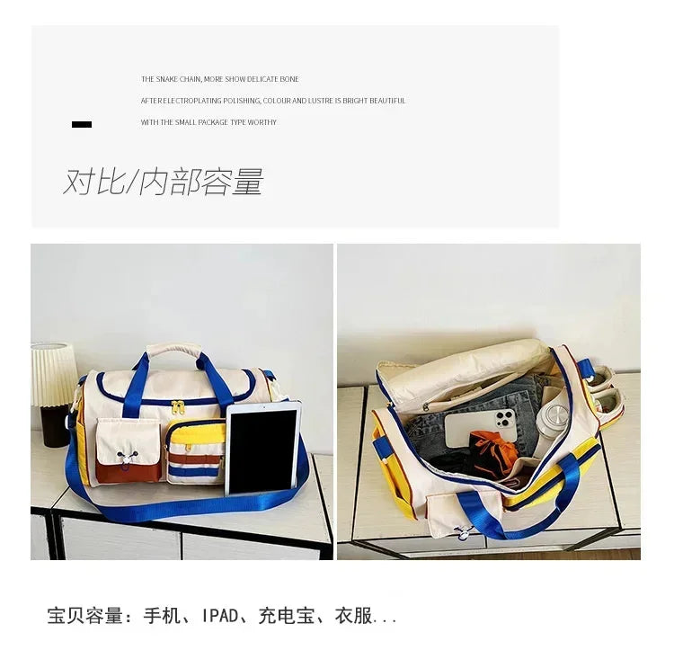 Travel Bag, Duffel Bag Cosmetics Bag, Professional Fitness Bag, Yoga Swimming Training Backpack, Satchel Shoulder Crossbody Tote