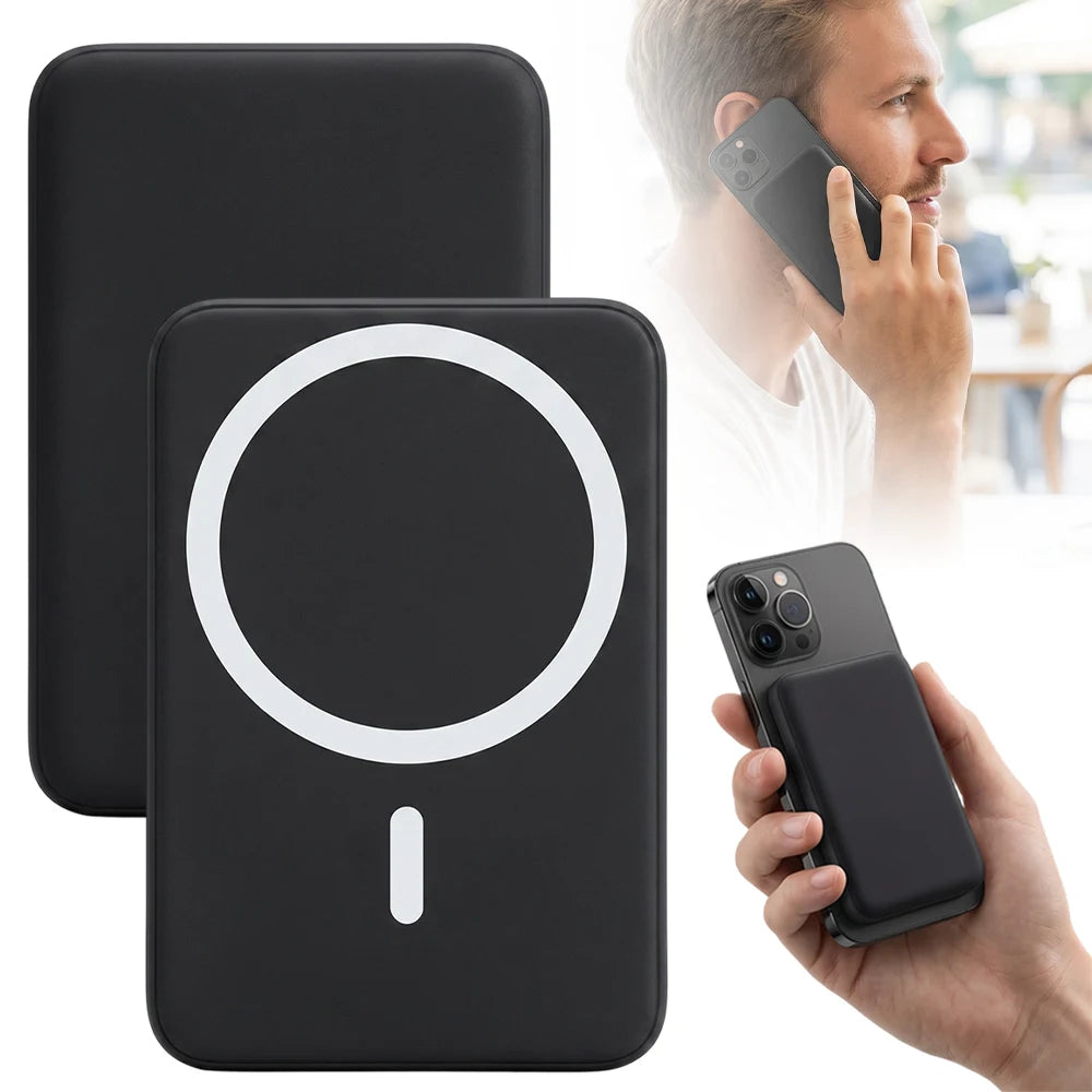 MIG & MIK STYLE™ 5,000mAh Magnetic Wireless Power Bank