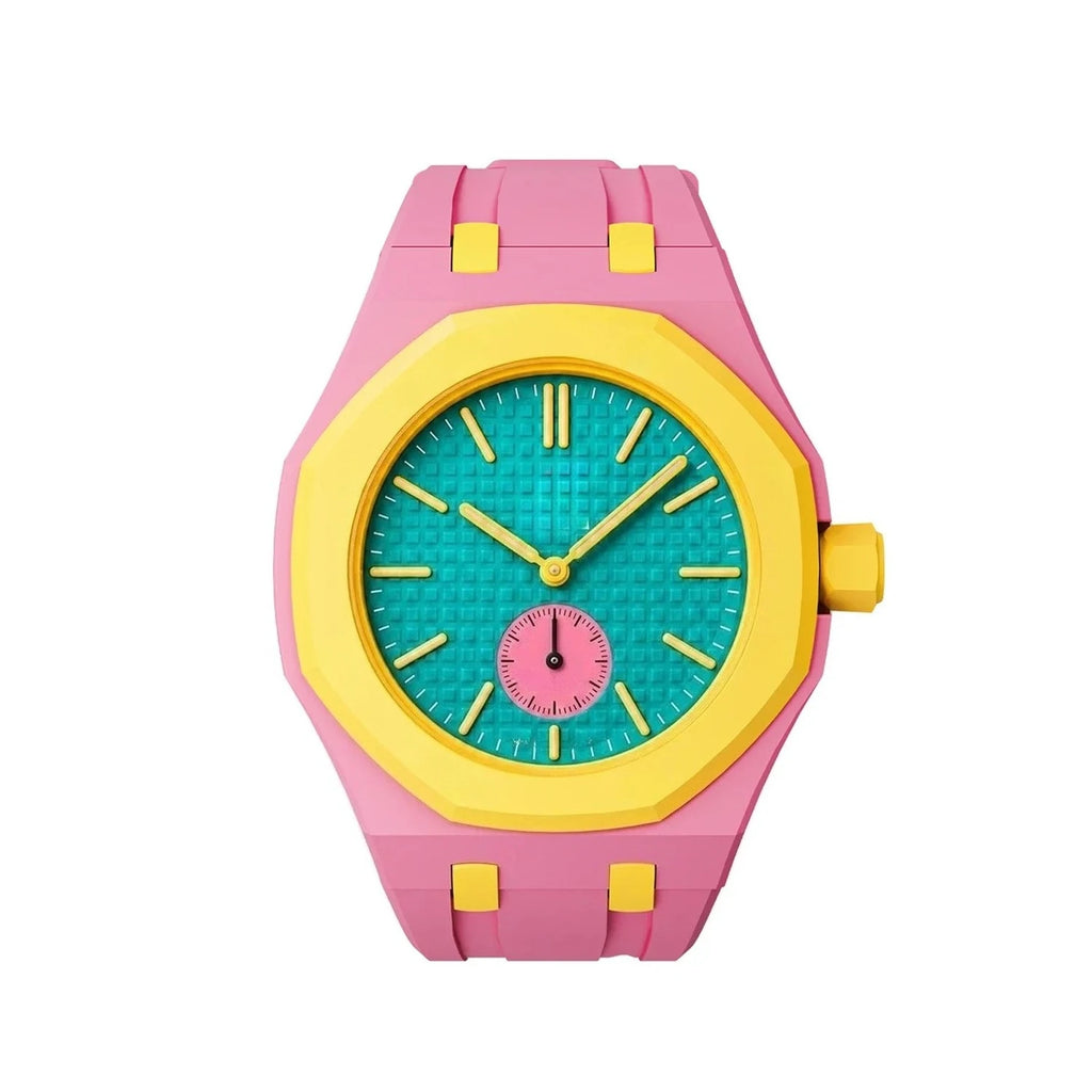 Ceramic Modification Kit For Swatch x AP Royal POP Biomaterials Watch Case Silicone Strap Pocket Changer To Wristwatch