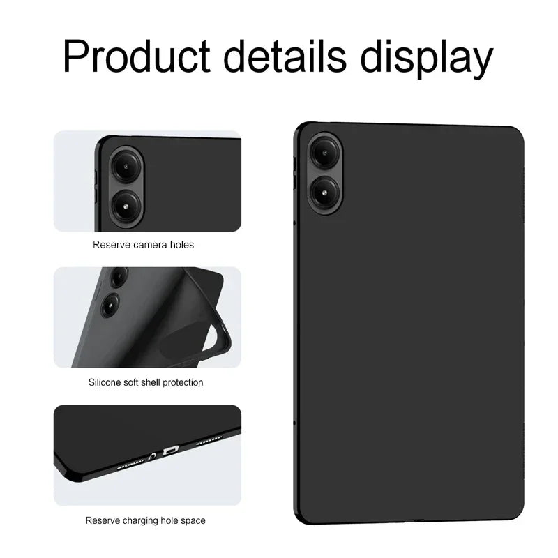 Tablet TPU Case for Xiaomi Redmi Pad Pro 12.1inch Thin Soft Tablets Cases Protector Silicone Cover for Redmi Pad Pro 12.1 Funda