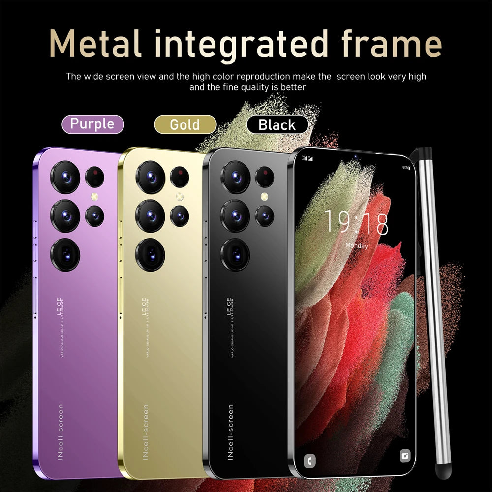 2026 High Quality S26 Ultrar Ultra original intelligent 4G 5G dual card dual standby system global version 7800mAh battery
