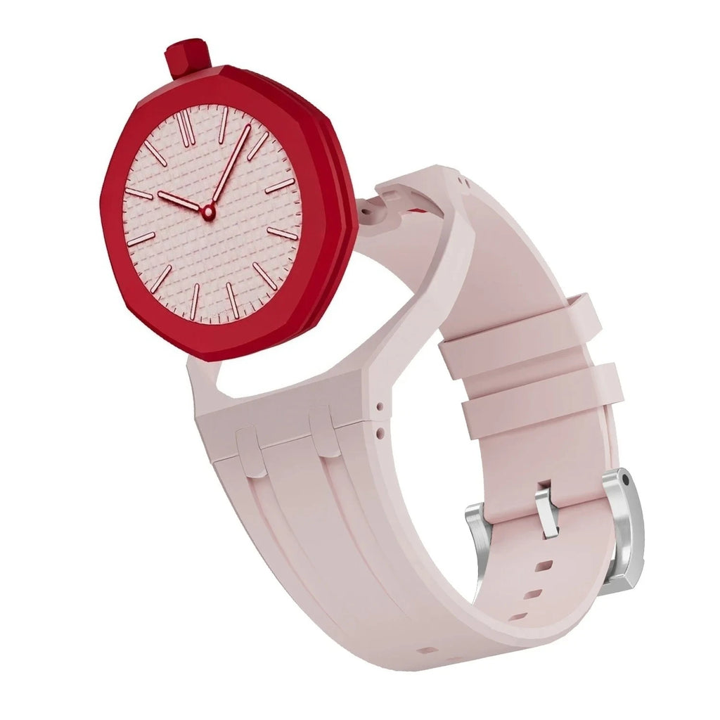 Ceramic Modification Kit For Swatch x AP Royal POP Biomaterials Watch Case Silicone Strap Pocket Changer To Wristwatch