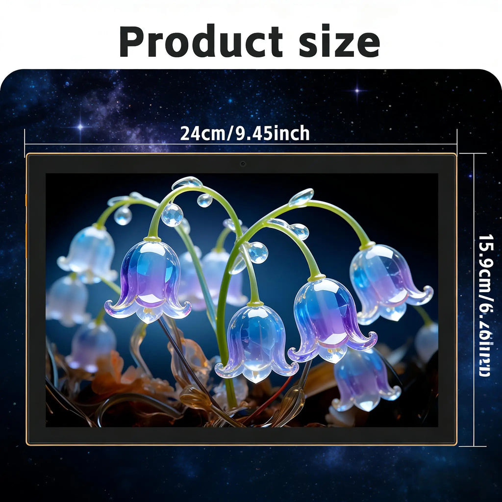 Paitanry 10.1 Tablet Android 15 8GB(4+4GB Expand) RAM 128GB ROM 5000mAh 1280x800 IPS HD Octa Core Dual Speaker WiFi Bluetooth SD
