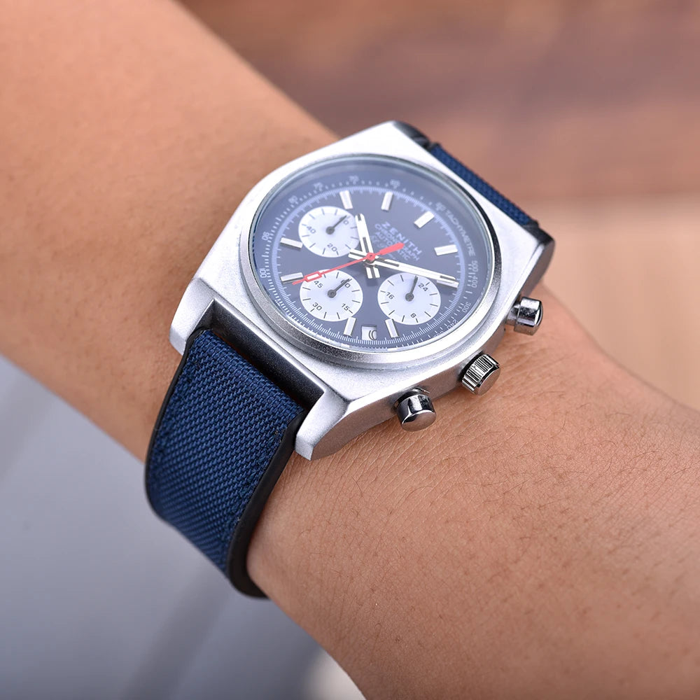 MIG & MIK STYLE™ Hybrid FKM Canvas Watch Strap
