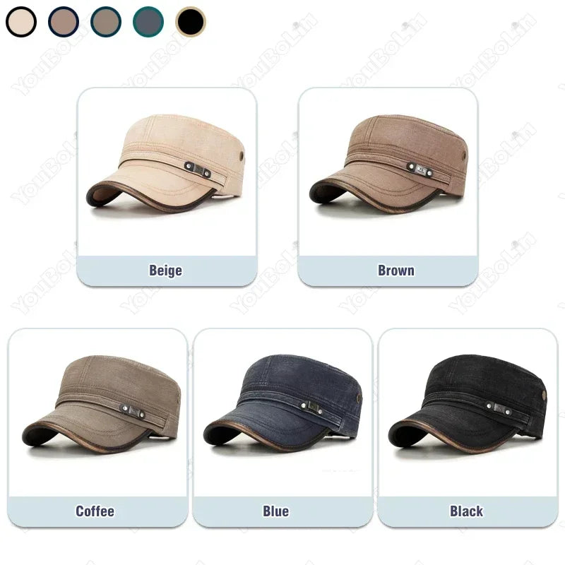MIG & MIK STYLE™ Washed Distressed Cadet Cap